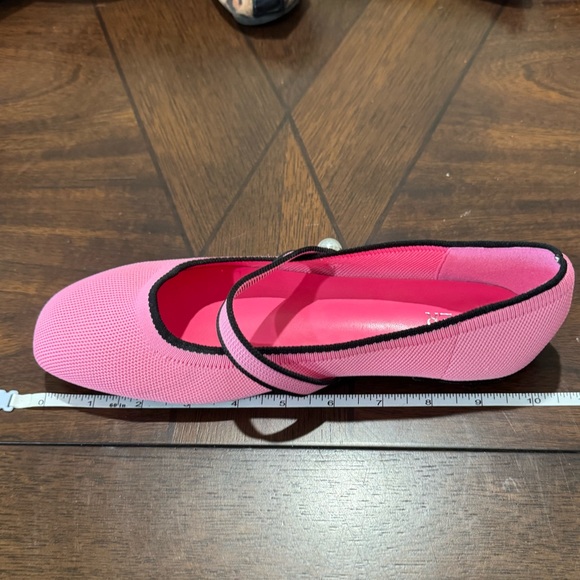 Cider Pink Flats with Black Trim - Picture 6 of 6